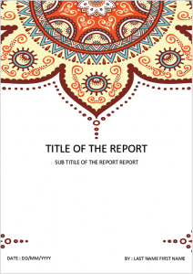 cover page template 