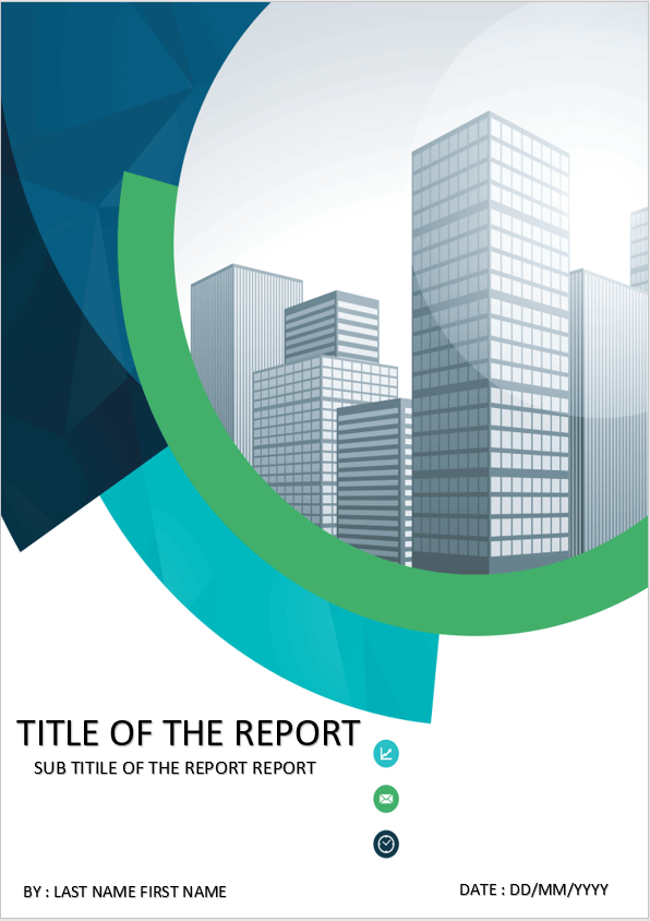 report cover page templates free download word