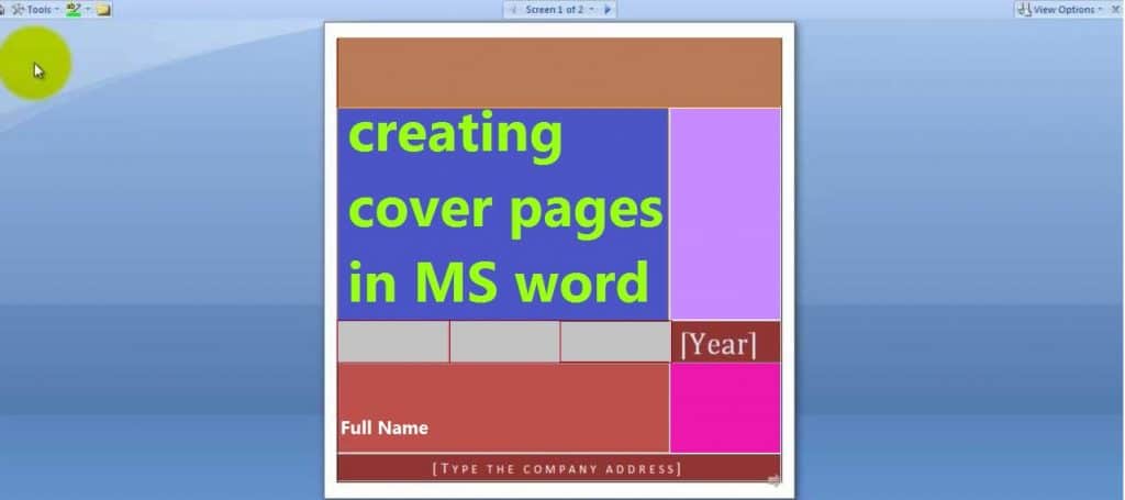 +10 Modèles de page de garde pour les rapports créés avec Microsoft