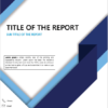 Cover Page Template in Word For Report - Download Design Templates