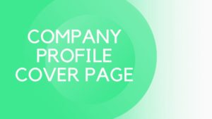 Company Profile Cover Page